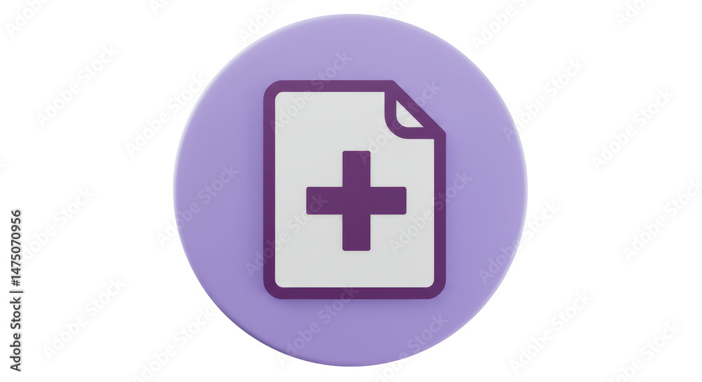 Isolated Add New Document Icon Isolated Add New Document Icon