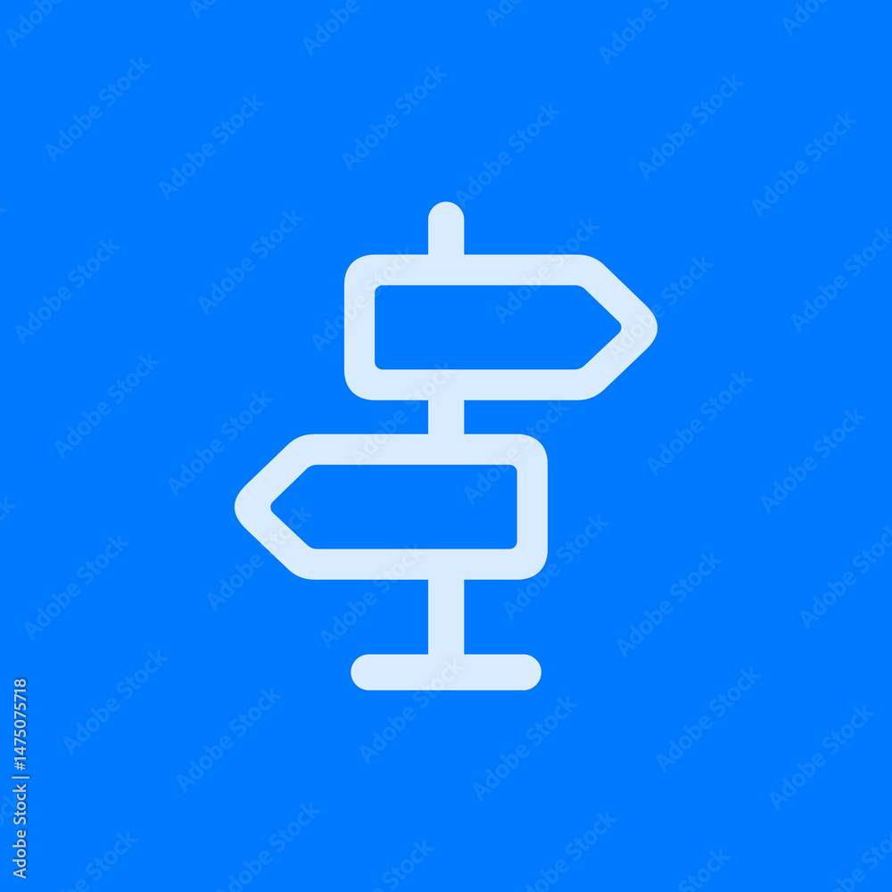 Signpost Right and Left Signpost Right and Left