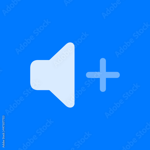 Speaker Volume Up Filled Icon