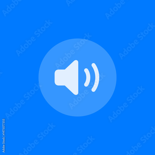 Speaker Wave Circle Filled Icon