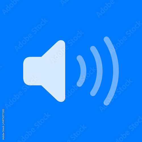 Speaker Triple Wave Filled Icon
