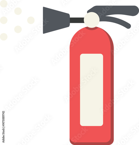 Fire Extinguisher Flat Icon