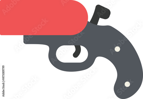 Flare Gun Flat Icon