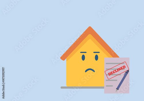 House loan declined
