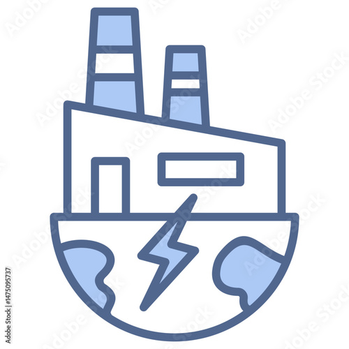 Geothermal Blue Icon