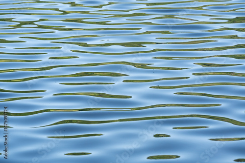Blue water surface