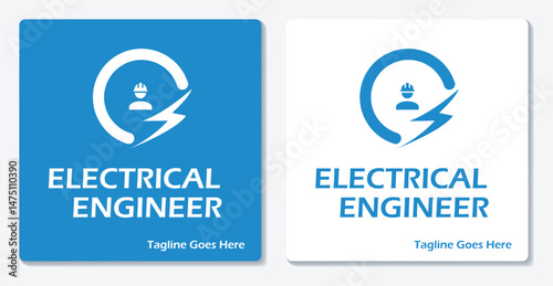 Electrical Thunder Logo Vector Flat Design For All Division