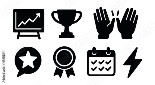 Fitness and wellness linear icons set – simple, health and exercise symbols