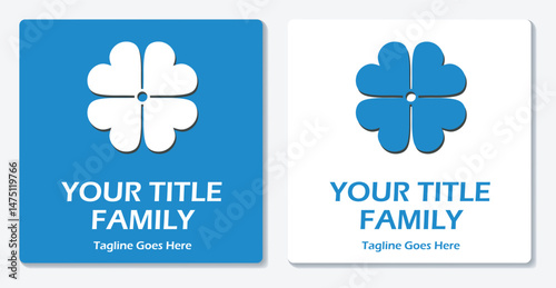 Flower Logo Icon Simple Vector Flat Design