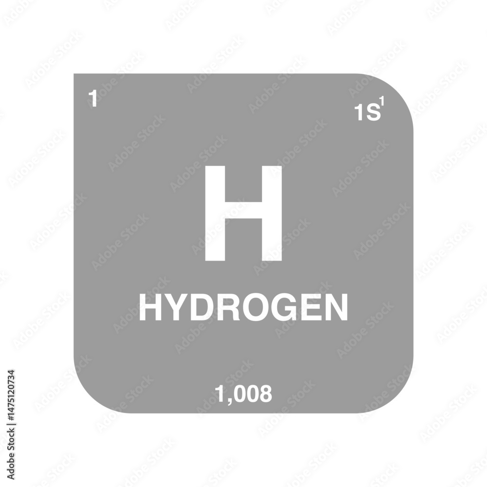 hydrogen symbol vector on the periodic table hydrogen symbol vector on the periodic table