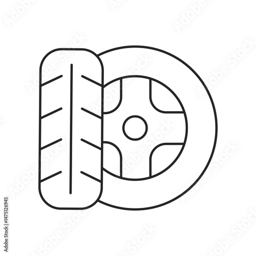 car service icon pack. vector thin line turbo engine, vehicle inspection, technical support, alloy wheel, oil, tools, car icons suitable for apps and websites ui designs.