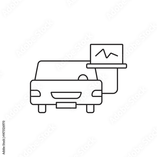 car service icon pack. vector thin line turbo engine, vehicle inspection, technical support, alloy wheel, oil, tools, car icons suitable for apps and websites ui designs.