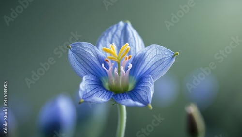 Macro shot of a Desert Bluebell blossom photo