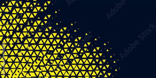 Abstract yellow triangular geometric pattern background. Concept for sport and others. Vector illustration. modern background eps 10
