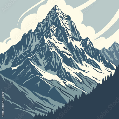 Mountain Adobe Illustrator Artwork