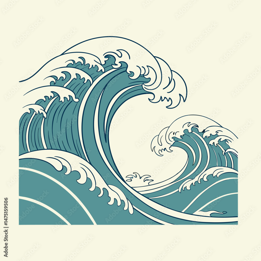 Obraz premium vector illustration of an abstract background