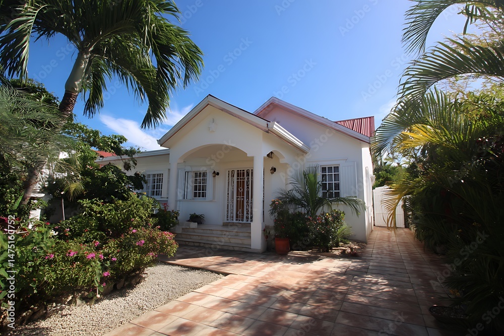 Fototapeta premium Real estate agent set for house sale supporting your lifestyle