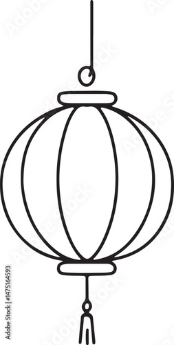 Minimalist Lantern Hanging Decoration