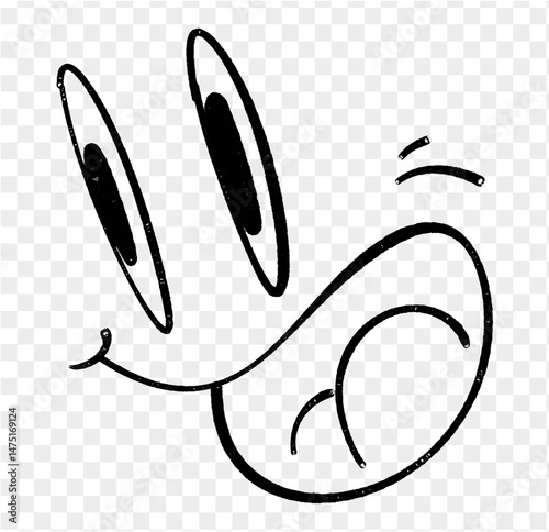 spray smile face graffiti style