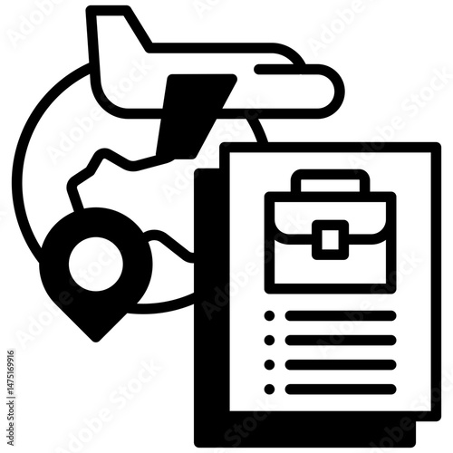 Work Visa icon