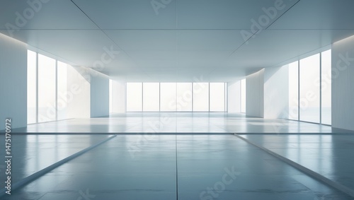 Wallpaper Mural Shining bare office facility interior Torontodigital.ca