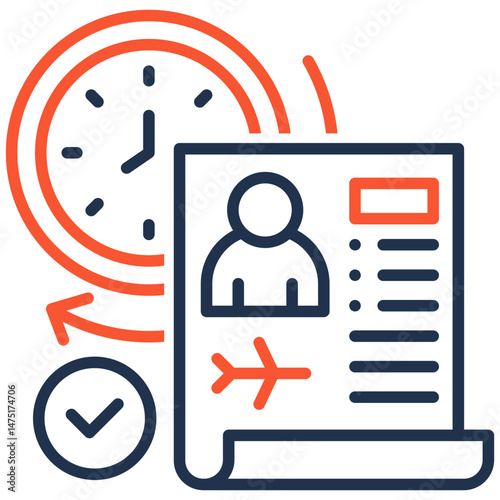 Temporary Visa  icon