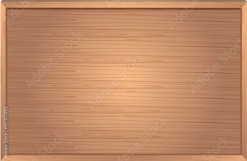 A horizontally oriented rectangular wooden frame with a wide surface and fine linear wood patterns.