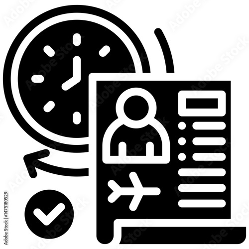 Temporary Visa icon