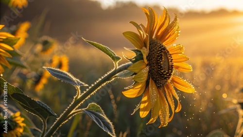 Golden Hour Sunflower Dew-K...
