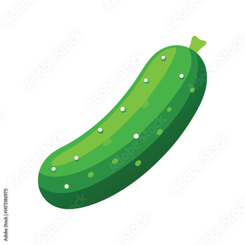 Illustration of Fresh Cucumber – Organic & Healthy