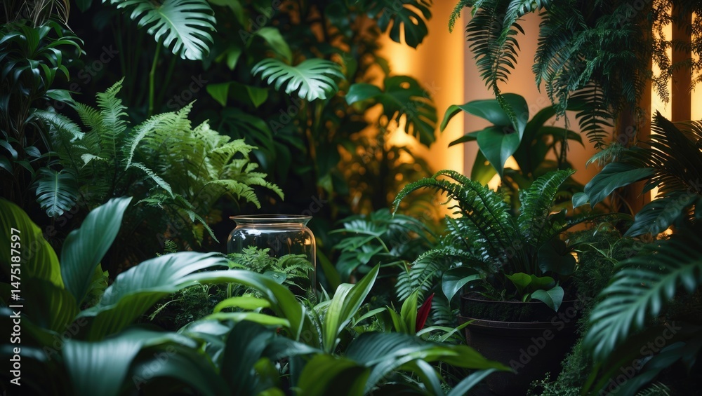 Transform Your Home into a Tranquil Botanical Haven with Ambient Lighting and Exotic Foliage Transform Your Home into a Tranquil Botanical Haven with Ambient Lighting and Exotic Foliage