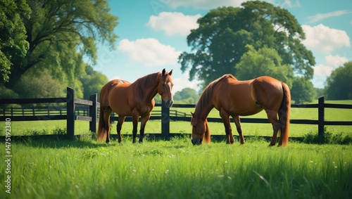 Easygoing Morning by the Field
