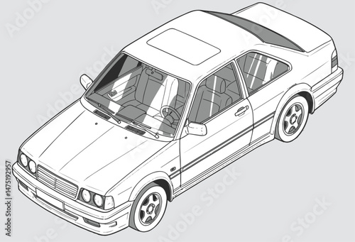 car_Axonometric view