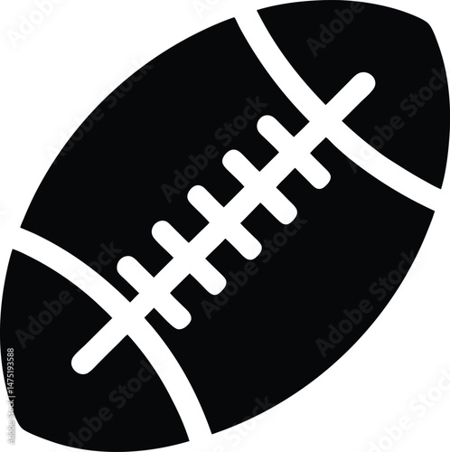 american football icon vector illustration