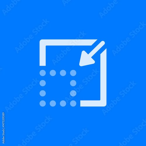 Square Resize Down Icon