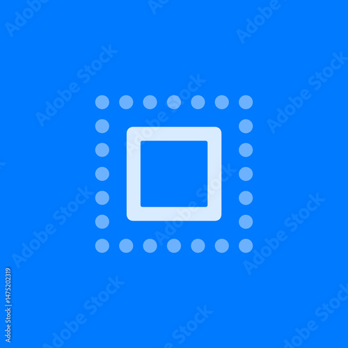 Squareshape Squareshape Dotted Icon