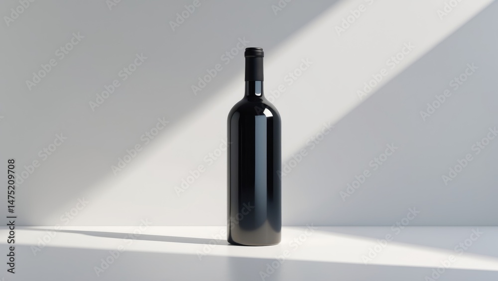 Simple Wine Bottle Presentation Template for Shiraz, Merlot, and Zinfandel Simple Wine Bottle Presentation Template for Shiraz, Merlot, and Zinfandel