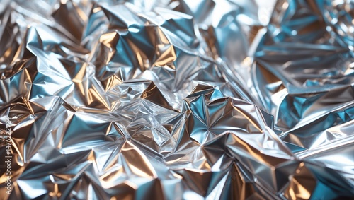 Folded aluminum foil