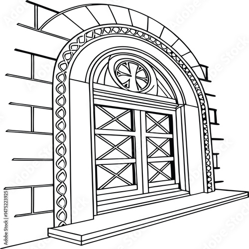 Plastic Window vector