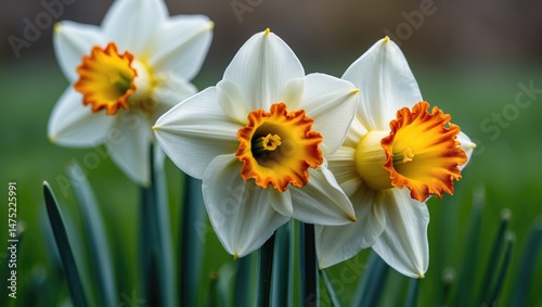 Zoomed-in image of a Daffodil flower