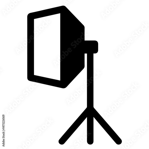 softbox icon lighting cinema on white background vector
Vector cinema icon