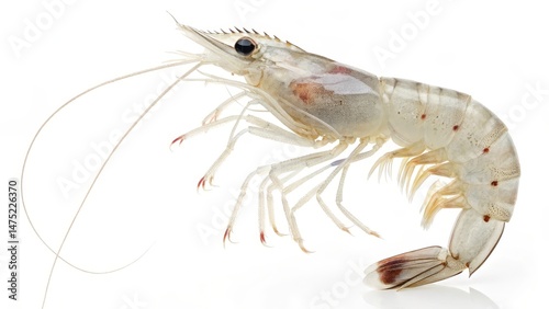 White Shrimp Profile Close-...