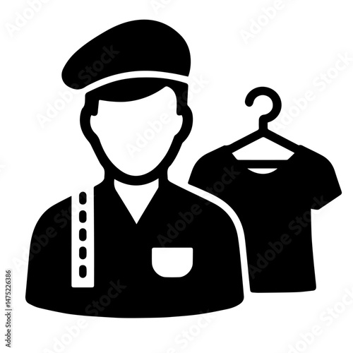 costumer icon on white background vector
Vector movie icon