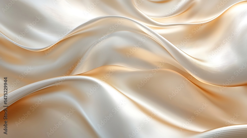 Fototapeta premium Elegant golden swirl abstract design high resolution picture