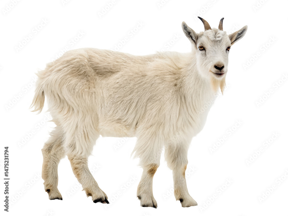 Fototapeta premium Goat animal png goat mammal png domestic goat animal png goat in field png farm goat animal png transparent png