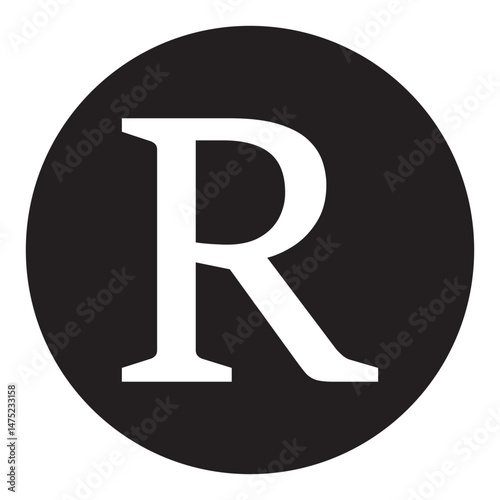 Copyright icons set in flat filled style.