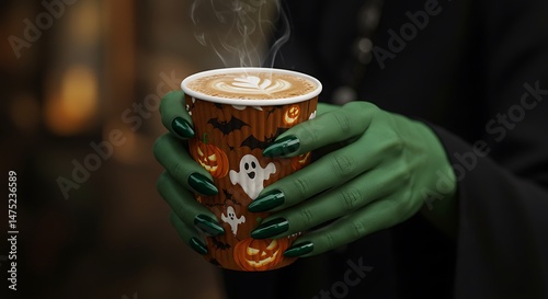 Spooky Season Coffee: Witch's Brew Latte!
