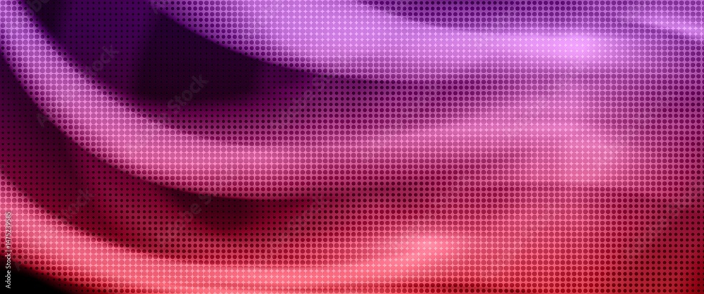 Obraz premium purple and pink abstract wave with motion blur and halftone texture