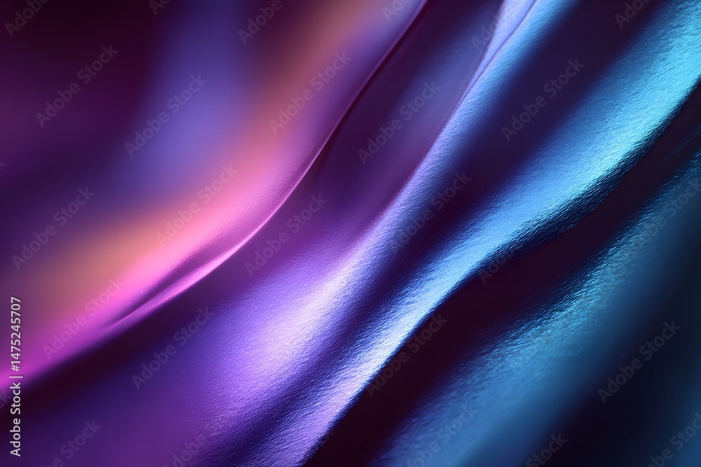 Fototapeta premium metallic wave texture in purple colors