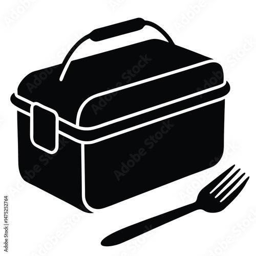 Stainless Lunchbox With Bamboo Fork